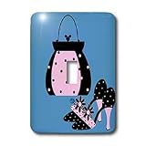 TNMGraphics Fashions - Purse and Shoes - Light Switch Covers - single toggle switch