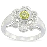 18K White Gold 0.281ct Diamond & White Diamond Ring - Size N