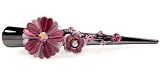 Pink Flower Power Swarovski Alligator Clip