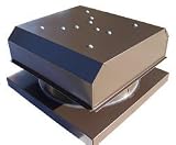 Attic Breeze 20 Watt Remote High Efficiency Solar Attic Fan – Curb Mount In Brown