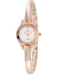 Armitron Womens 75/2433WTRG [Amazon Exclusive] Diamond Accented Dial Rose Gold-Tone Bangle Dress Watch