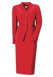 Apparel : Multi-button Skirt Suit