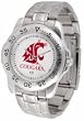 Washington State Cougars Sport Steel Band Men's Watch