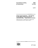 ISO 11110:1997, Winter-sports equipment -- Test devices for the setting of the functional unit ski/boot/binding -- Requirements and tests