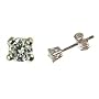 9ct White Gold 10pt Total Diamond Stud E/rings