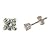 9ct White Gold 10pt Total Diamond Stud E/rings