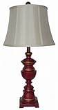 Fangio Lighting 6103 RD 28-Inch Polyresin Buffet Lamp, Red