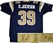 Steven Jackson Autographed/Hand Signed St. Louis Rams Reebok Authentic Blue Jersey