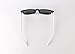 Brand Jon Senkwok Mens Wayfarer Sunglasses Polarized Silver