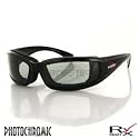 Bobster Eyewear Invader Sunglass - Black Frame - Photochromic Transition Lenses - 100% UVA and UVB protection