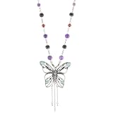 Lucky Brand Openwork Butterfly Necklace, 23 Wi
