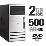 Fast HP DC5100 Desktop Computer Tower Pentium 4 HT 2.8Ghz 2GB/500GB/DVDRom  ....