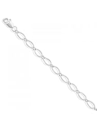 MMA Silver - 18 inch Long and Short Alternating Link Chain