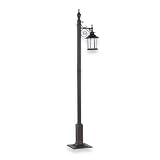 Royce Outdoor Portable Post Lantern Oil Rubbed Bronze with Clear Globe # RL2213ORB