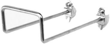 Triton Products DuraHook Double Closed End Loop Pegboard Hooks for Wall and Garage Organization - 30 Degree Bend, 8 Inch, Pack of 5