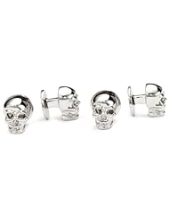 ROTENIER "Novelty" Sterling Silver Skull Studs