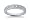 0.39 Diamond Wedding Band in 14k White Gold