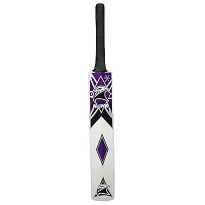 HAWK Target Men's Kashmir Poplar wood Cricket Bat Full Size Purple