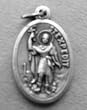 St. Expedite Medal 20" Steel Chain