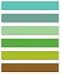 Cat's Eye Queue Pigment 6-Color Ink Pad - J