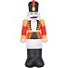 Gemmy Airblown Holiday Inflatable 7 Foot/ Feet Tall - Christmas Nutcracker / Toy Soldier - Red