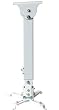VideoSecu Universal LCD/DLP Projector Ceiling Mount Bracket White Fits both flat or Vaulted ceiling PJ2W 1CA