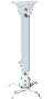 VideoSecu Universal LCD/DLP Projector Ceiling Mount Bracket White Fits both flat or Vaulted ceiling PJ2W 1CA