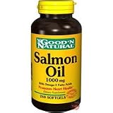 Salmon Oil 1000 mg - 240 softgels,(Good'n Natural)