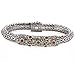 925 Silver & Ruby Bracelet with 18k Gold Accents (1.20ctw)