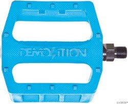 Demolition Nylon Trooper BMX Pedals 9/16" BLUE