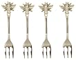 Decorative Stainless Steel Honeybee Mini Fork Set of Four