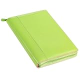 Baekgaard Zip Around Day Planner - Apple Green/Coral