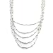 Sterling Silver 5F Snake W/Beads Accent 16