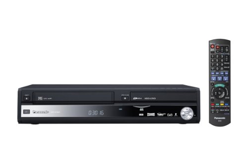 Panasonic DMREX98VEBK Panasonic DMR-EX98VEBK DVD Recorder with 250GB HDD, Digital Tuner, VHS VCR, SD M