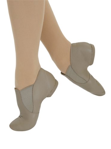 Capezio Unisex-Adult Split Sole,Slip on Jazz Boot-Suntan-8.5