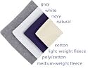 Pillowcase for Comfort U Body Pillow, Natural 100% Cotton (230 Thread Count)