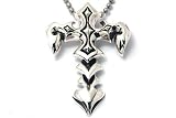 925 Sterling Silver Cross Pendant Necklace [1777]