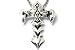 925 Sterling Silver Cross Pendant Necklace [1777]