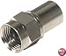 WeatherSealed F Connector with Taper Seal Compression Sleeve