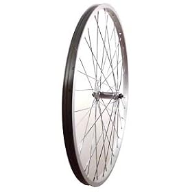 26" Front Mtb Q/R Bike Wheel Silver Cheap New