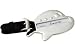 Silver Airplane Name Tag - Includes Free Engraving