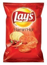 Frito Lay, Lay's Flamin' Hot Potato Chips, 9.5oz Bag (Pack of 3) by Frito Lay [Foods]