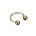 16pcs 18g Ball Spike Horseshoe Ring Lip Tragus Belly Nipple Eyebrow Ring Circular Barbell (16 Pieces 18 Gauge-5/16
