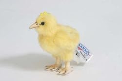 Yellow Chick Stuffed Animal Plush Toy By Hansa 4.5"