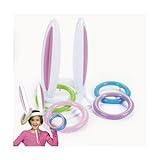 Inflatable Easter Bunny Ears Rabbit hat Ring Toss party Game
