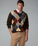 Tommy Hilfiger Dice Argyle V-Neck
