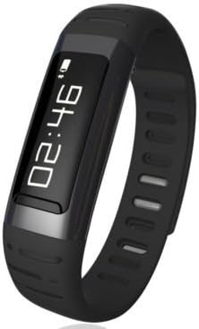 Efanr® U9 Waterproof Bluetooth Smart Watch Silicon Wrist Wrap Bracelet Watch for IOS Apple iphone 4/4S/5/5S/5C Android System Huawei LG HTC ONE M7 Sony Samsung Galaxy S2/S3/S4/S5 Note 2/Note 3 (Black)