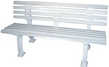 Courtsider Court Bench, Available in White or Green