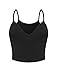 Mely Shine Women's Essential Sleeveless Tank Bustier Bra Crop Top