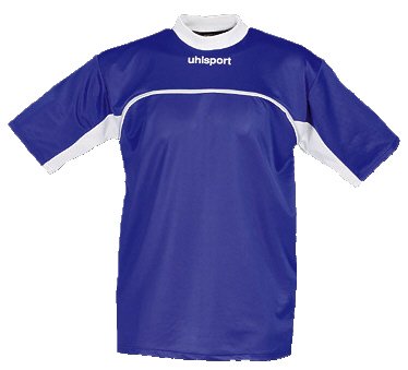 uhlsport Fußball Trikot Attack blau  kurzarm M/L